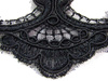Koronka 6cm tiulowa czarna