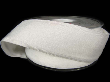 Taśma 35mm potnikowa poliamidowa-bawełniana biała