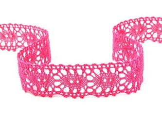 Koronka 3,2cm bawełniana amarant