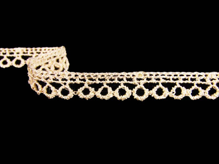 Koronka 1cm gipiurowa krem