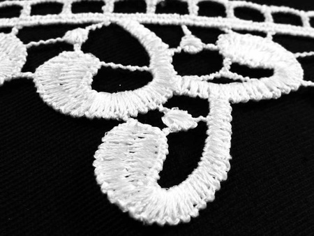 Koronka 6cm gipiurowa biała