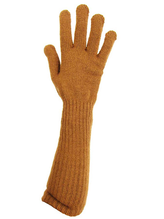 Rękawiczki dluga gładka camel