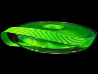 Taśma 6mm ryps poliestrowa neon zielony