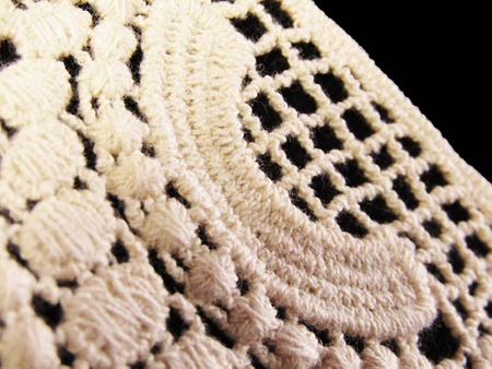 Kołnierzyk damski gipiura natural