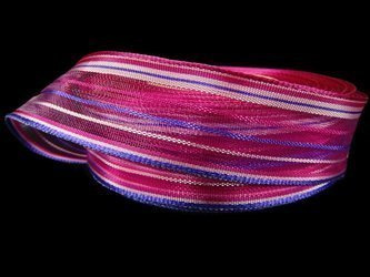 Wstążka 25mm organtyna PASKI amarant