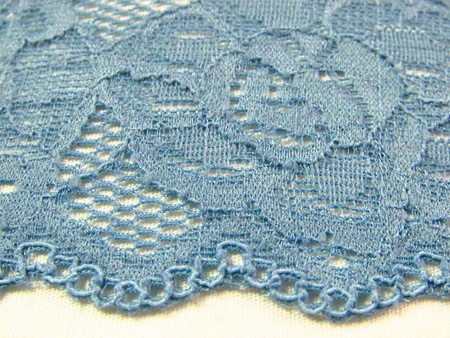 Wstawka 6,5cm elastyczna niebieska