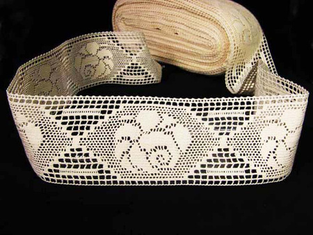 Wstawka 8,8cm bawełniana naturalna