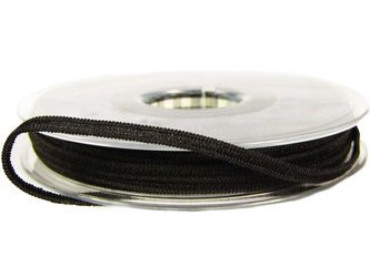 Guma 4mm dziana czarna