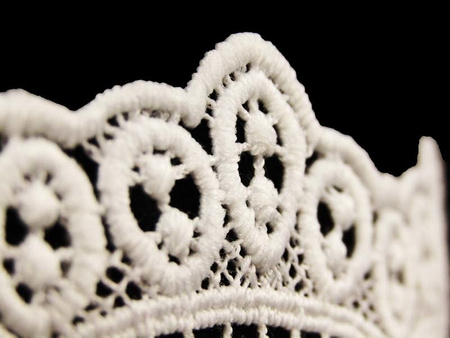 Wstawka 7,8cm gipiurowa poly ivory