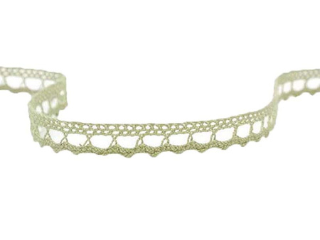 Koronka 0,9cm bawełniana jasny len