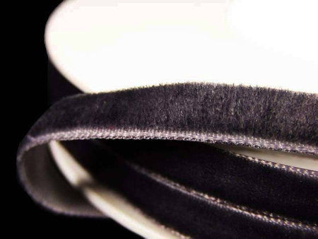 Aksamitka 6mm ciemny popiel