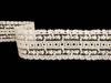 Wstawka 4,5cm tiulowa bawełna ivory
