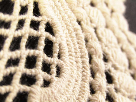 Kołnierzyk damski gipiura natural