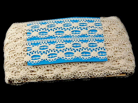 Koronka 5,2cm bawełniana naturalna