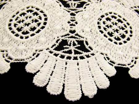 Wstawka 10cm gipiurowa poly kość słoniowa