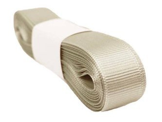 Taśma 15mm ryps poliester jasny beż