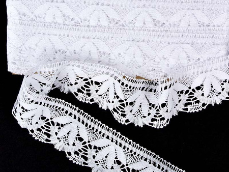 Koronka 4,7cm bawełniana biała