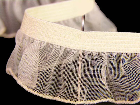 Falbanka 2cm elastyczna ivory