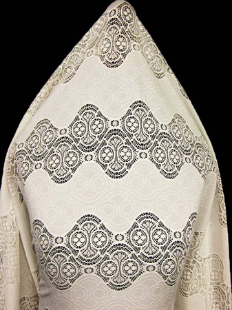 Koronka 140cm poliesterowa ivory