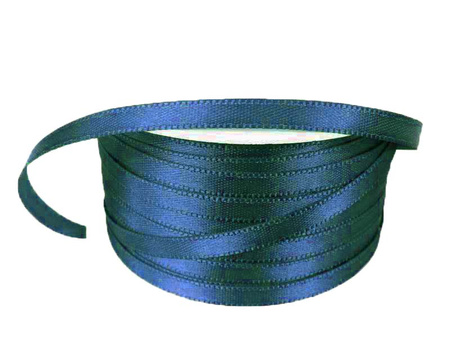 Wstążka 5mm atłas granat indygo