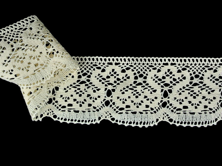 Koronka 9cm bawełniana naturalna