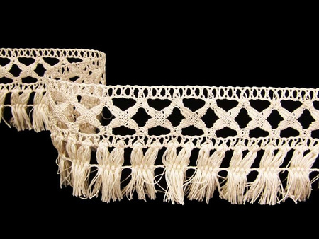 Taśma 6,5cm FRĘDZEL bawełna natural