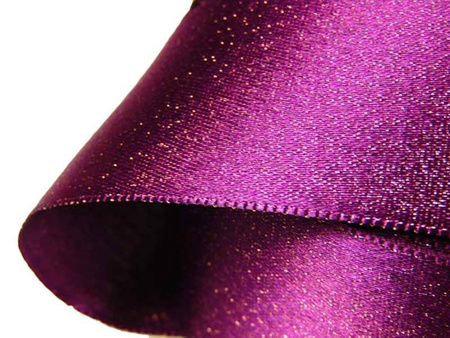 Wstążka 40mm atłas REXOR śliwka