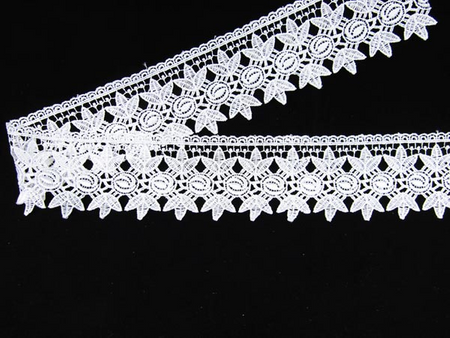 Koronka 6cm gipiurowa biała