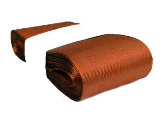 Wstążka 52mm tafta rdza ciemna