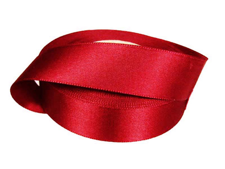 Wstążka 24mm atłas bordo