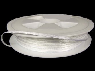 Wstążka 1,5mm atłas biała