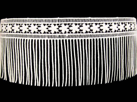 Taśma 11cm FRĘDZEL poly ivory