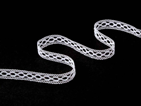 Wstawka 1,3cm bawełniana biała