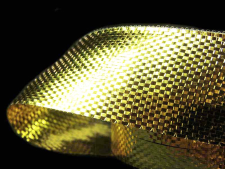 Wstążka 25mm lurex złoto