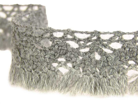 Taśma 2,5cm FRĘDZEL akryl popiel