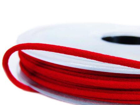 Sznurek 2mm Mouse tail czerwony
