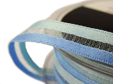 Wstążka 10mm atłas PASY błękitna