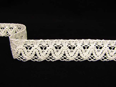 Koronka 2,3cm bawełniana kość słoniowa