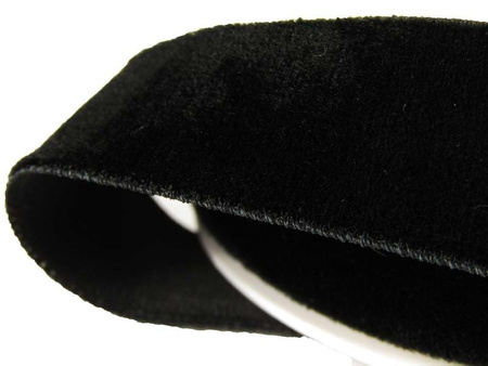 Aksamitka 22mm elastyczna czarna