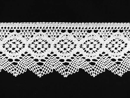 Koronka 12,5cm bawełniana biała