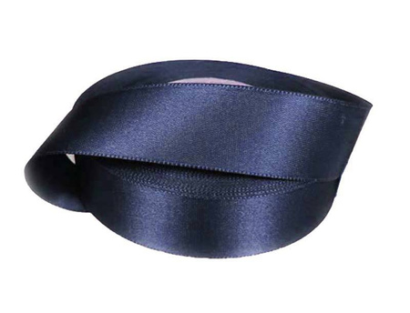 Wstążka 24mm atłas granat