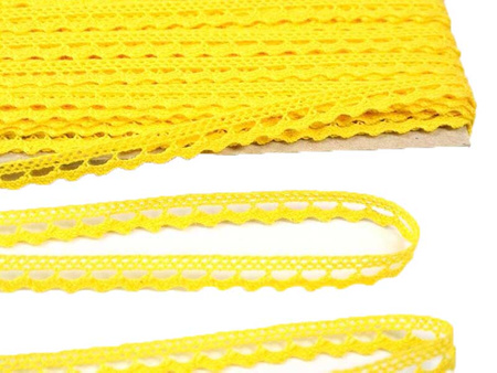 Koronka 0,9cm bawełniana żółta