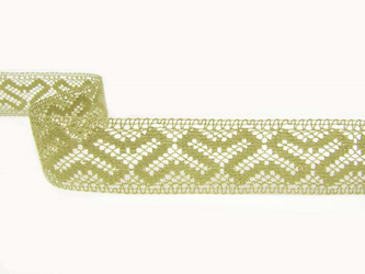 Wstawka 4,1cm bawełniana oliwka