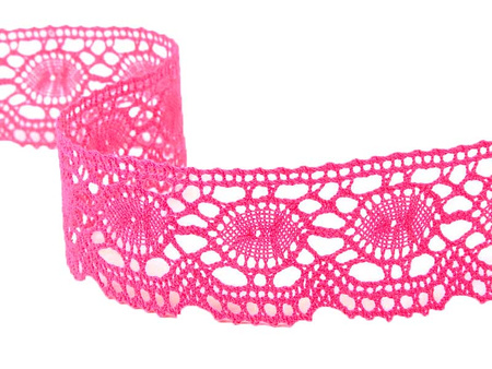 Koronka 4,5cm bawełniana amarant