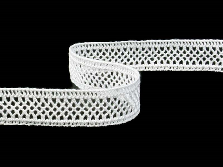 Wstawka 2cm bawełniana biała