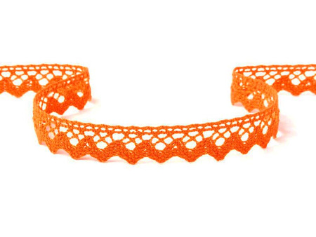 Koronka 1,7cm bawełniana pomarańczowa
