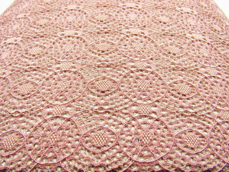 Koronka elastyczna antyczny róż