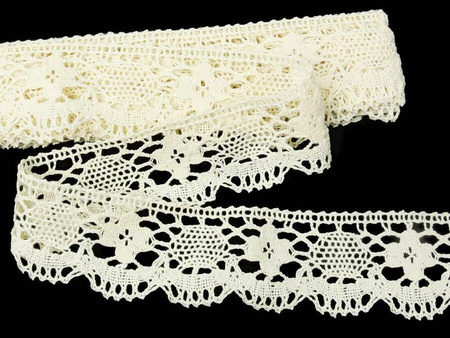 Koronka 5cm len wybielany