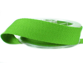 Taśma 20mm bawełniana jodełka pistacja