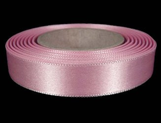 Wstążka 15mm atłas jasny róż